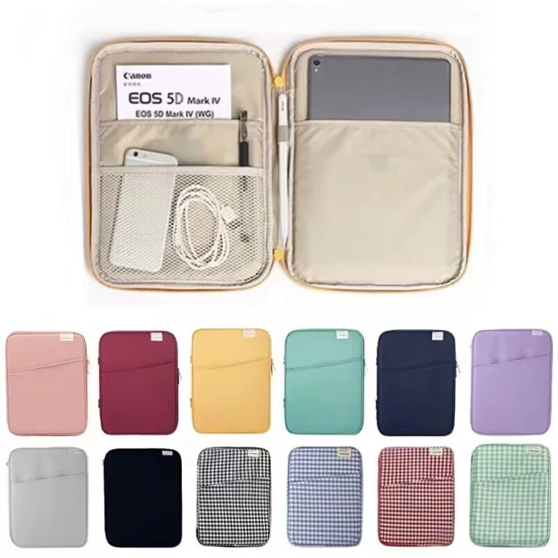 Bolsa para tablet de 9-11 polegadas, para iPad Air4 5 Pro 11 10.9, capa para iPad de 10.5 polegadas, para XiaoMi 5, Samsung, Huawei, Lenovo, bolsa à prova de choque