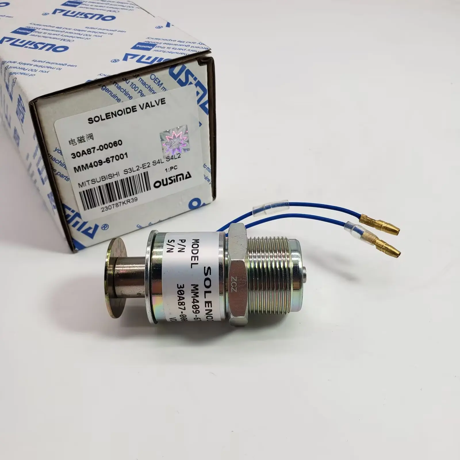 

OUSIMA Construction Machinery Parts 30A87-00060 MM409-67001Solenoide Valve for MISUBISHI S3L2-E2 S4L S4L2