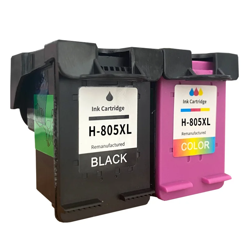 Cartucho de tinta para impresora HP, Color negro, 805XL, 805, 2720, 2722, 2723, 2330, 1212, 1210, 2332, 2729