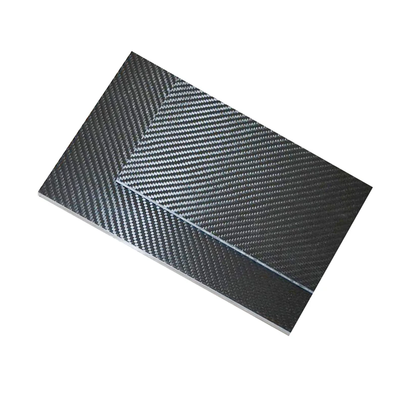 0.5-6mm 240x240mm 3K Fiber Board Plate Carbon Fiber Sheet Plate Twill Matte