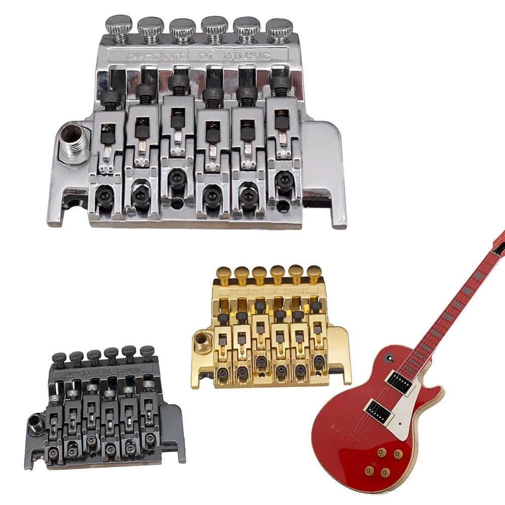 

1 комплект, электрогитара Floyd Rose, двойной мост тремоло, сборочная система, набор мостов тремоло с двойной блокировкой для электрогитар, новинка