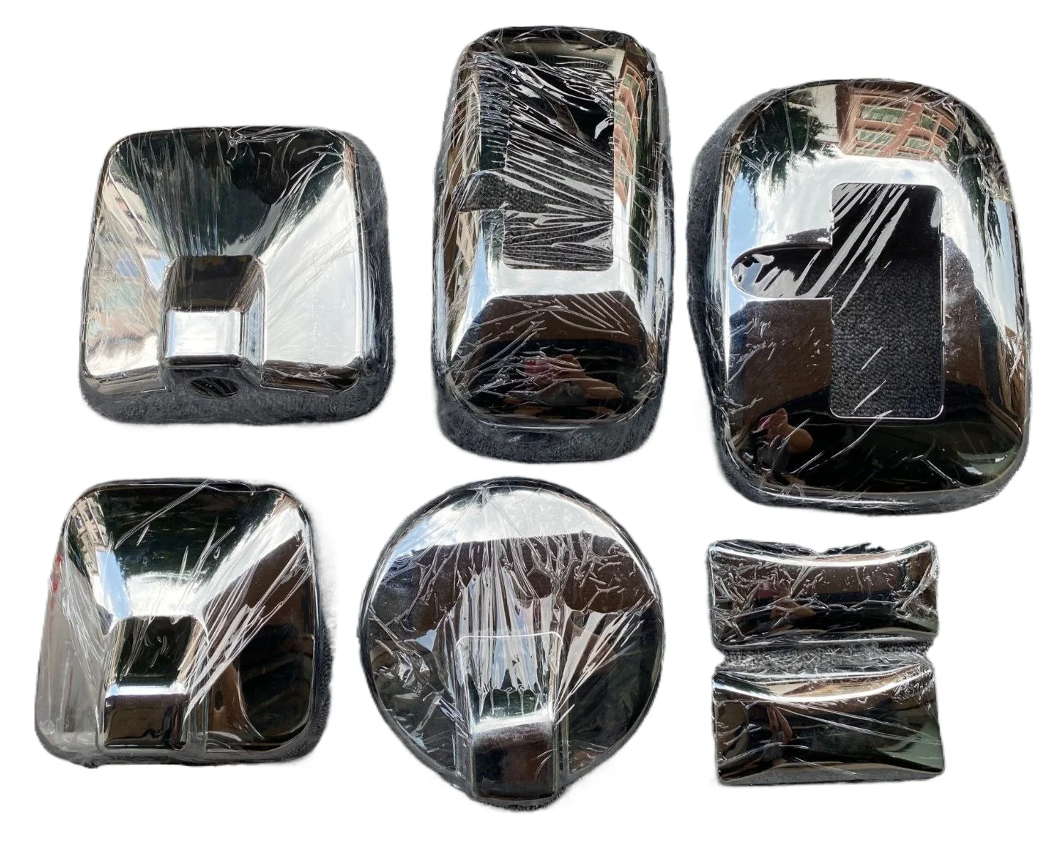 1 SET FIT FOR HINO 700 PROFIA MEGA 700 CHROME MIRROR COVER BODY PARTS