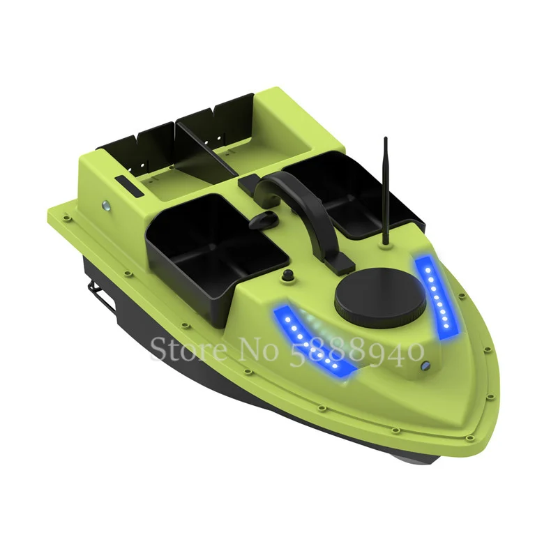 99 GPS Independent Four Hopper RC Fishing Boat 2.4G 600M 3KG Loading 6 Axis Smart Auto Check Waterproof Remote Control Bait Boat