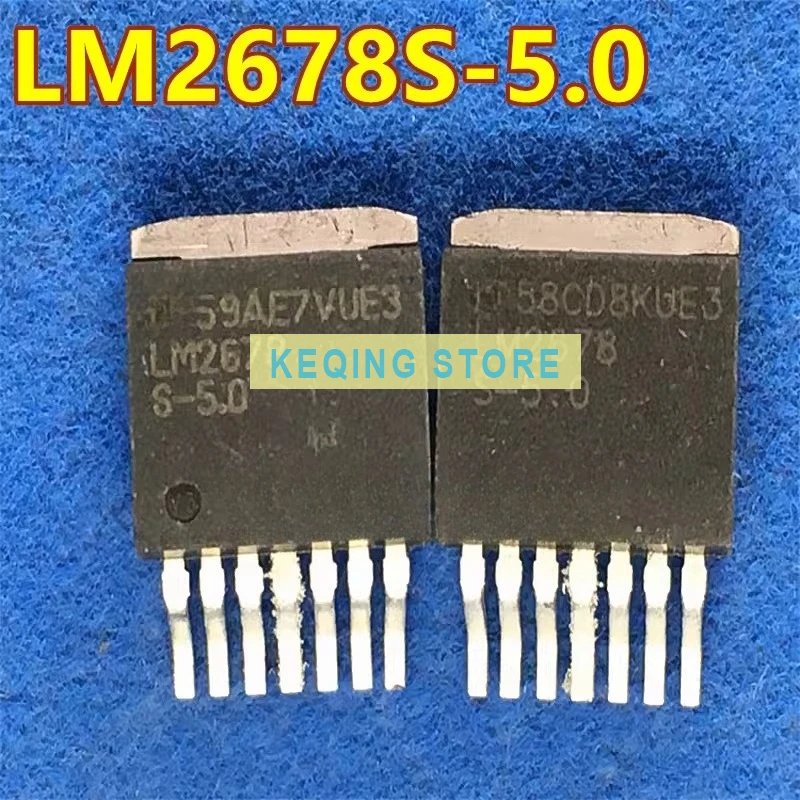 10PCS Used+Not NEW+Send after Measure Original word original code LM2678SX-5.0 LM2678S-5.0 package, power switch regulator chip