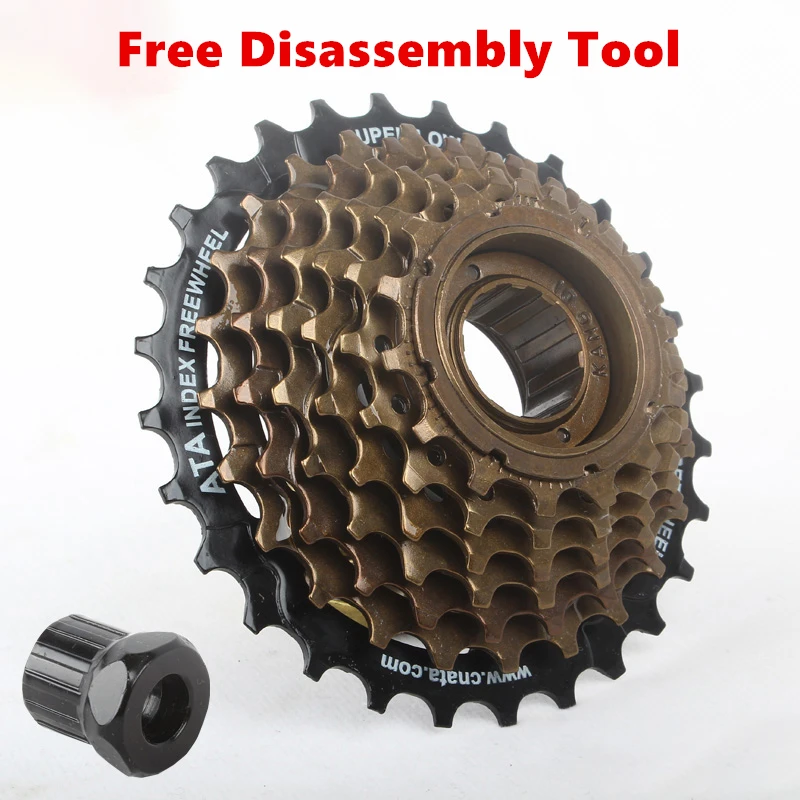 Bike Flywheel 18-speed 21-speed 24-speed Variable-speed Mountain Bicycle Positioning Gear Rotary Type With Removal Tool