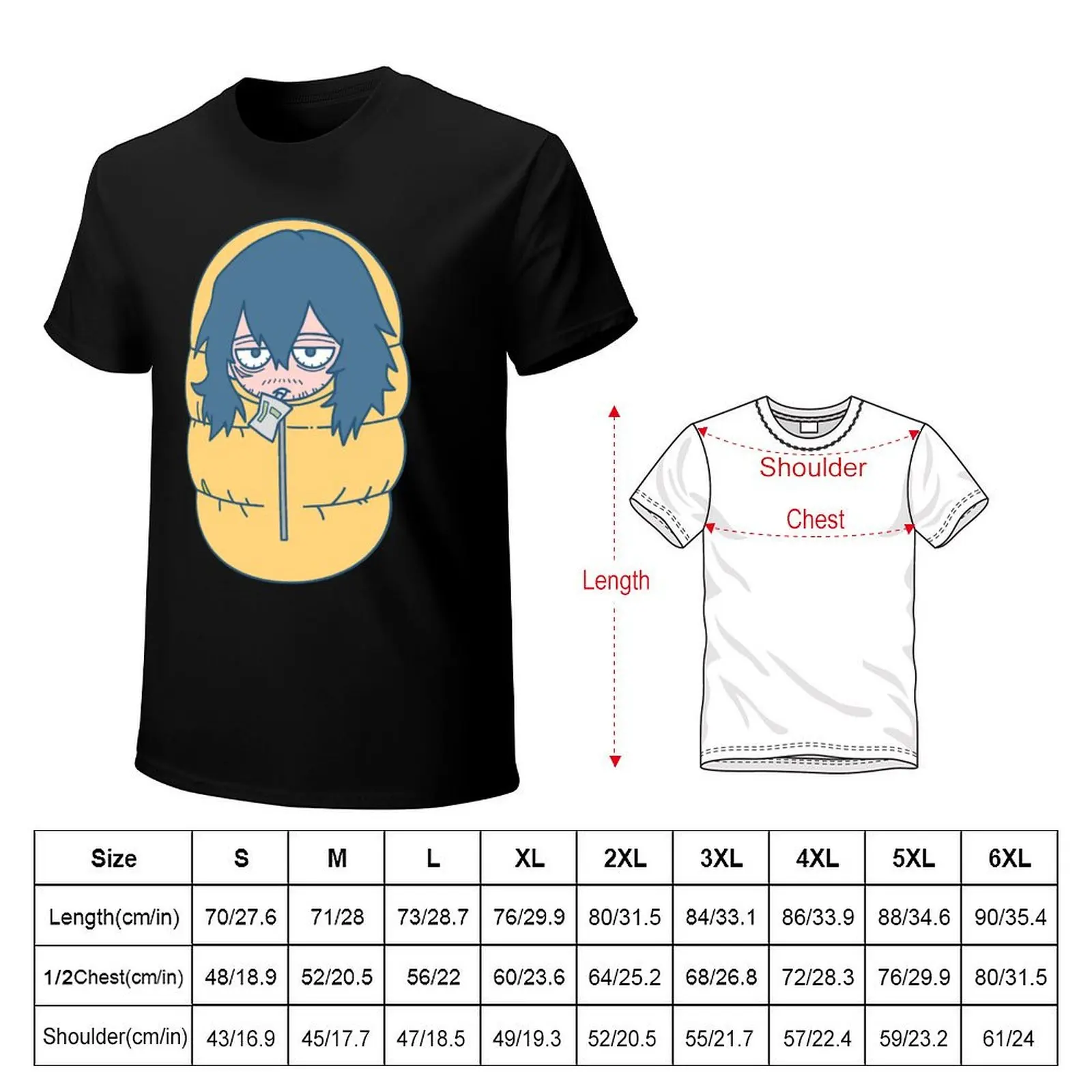 Mens Best Aizawa Sensei Sleeping Bag Gifts For Movie Fans T-shirt shirts graphic tees hippie clothes Men's clothing