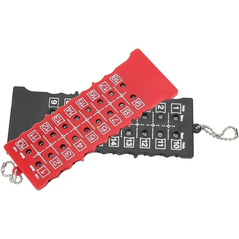 LALA 2Pcs Portable Scoreboard 18-Hole Golf Scoreboard Golf Scorecard Score Card For Accurate Golf Score Tracking