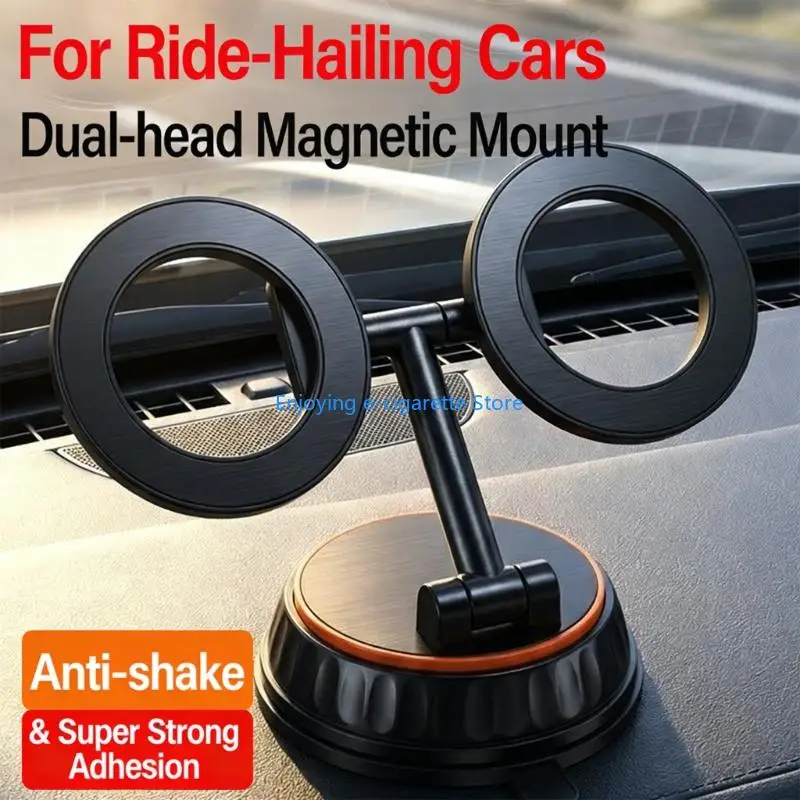 Double Position Phone Mount Base Phone Holder Multiple View Family Sharing ABS Easy Setups Y4QF