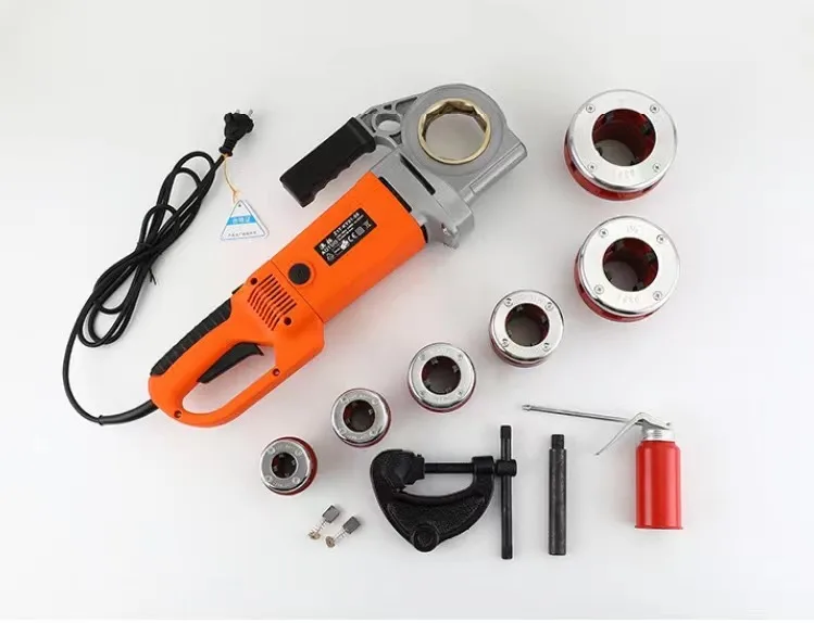 ماكينة لولبة الأنابيب الكهربائية المحمولة من النوع 220 فولت #4