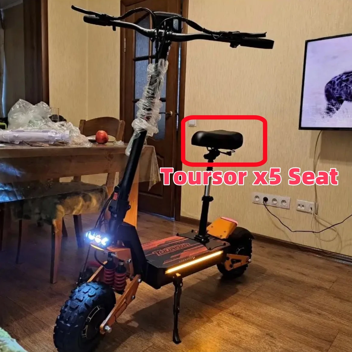 

Электрический самокат Toursor X5 специального назначения, складное сиденье, аксессуар для подушки сиденья для взрослых для Toursor X5