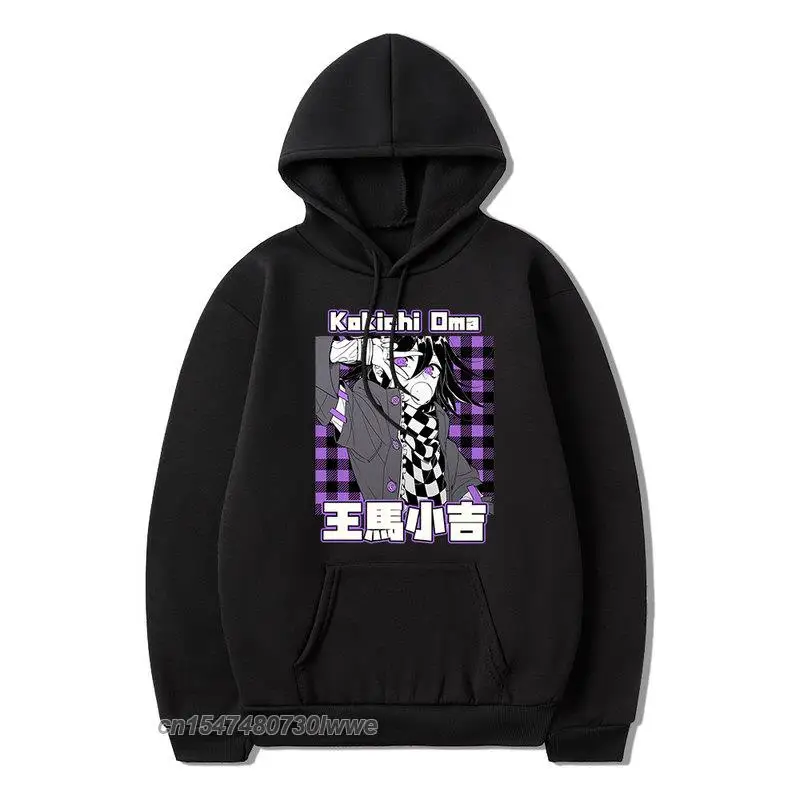 Hot Sale Classic Anime Danganronpa V3 Killing Harmony Oma Kokichi Printed Unisex Hoodies Mens Sweatshirts