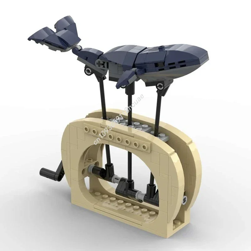 

152 шт., игрушки из строительных блоков Whale Automata Moc, идеи, украшения для моделей «сделай сам», подарки на день рождения, рождественские подарки