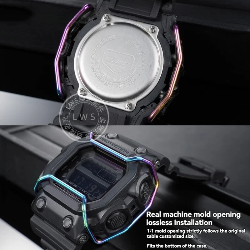 For Casio Block GX-56BB GX 56bb GXW-56 Giant G Metal Protective Bumper Anti Collision Steel Watch Protective Bar Accessories
