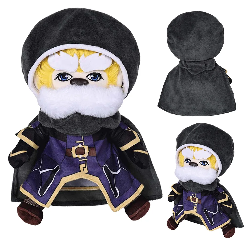 Kids Adult Heimerdinger Cosplay 34CM Cecil B. Plush Game LoL Roleplay Cartoon Soft Stuffed Plushies Mascot Birthday Xmas Gift