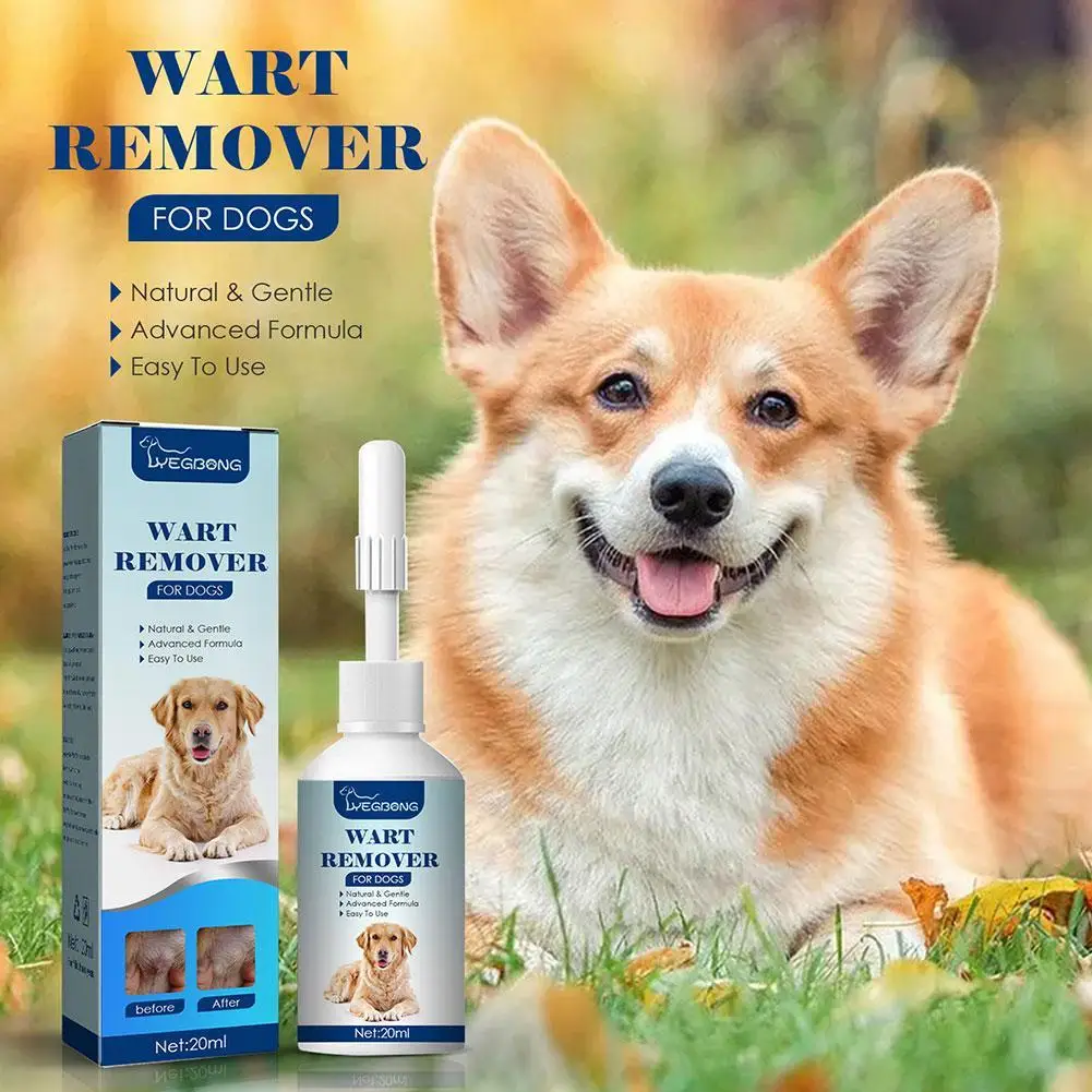 Pets Dog Wart Remover Natural Painless Animal Warts Skin Tag Treatment Liquid Eliminate Moles Warts Pet Cleaning Care Supplies