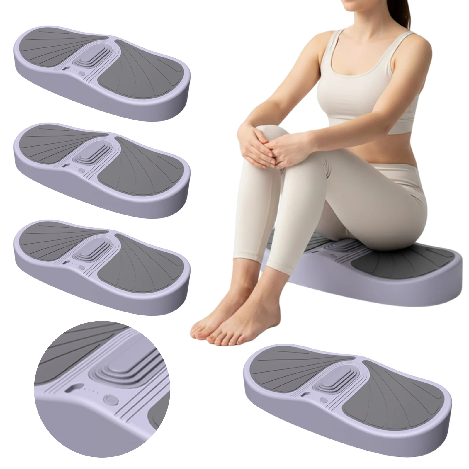 Pelvic Floor Muscle Exerciser 4 Modes Buttocks Shaping Machine Silicone Smart Hip Strengthener for Sphincter Bladder Training