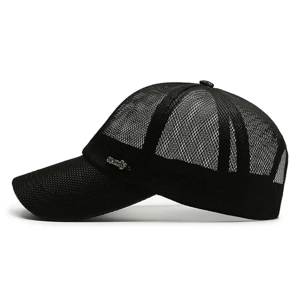 Zonnehoeden Sneldrogende Letter Mesh Baseball Cap Ademend Verstelbare Snapback Hoed Comfortabele Lichtgewicht Sport Mesh Caps Jeugd