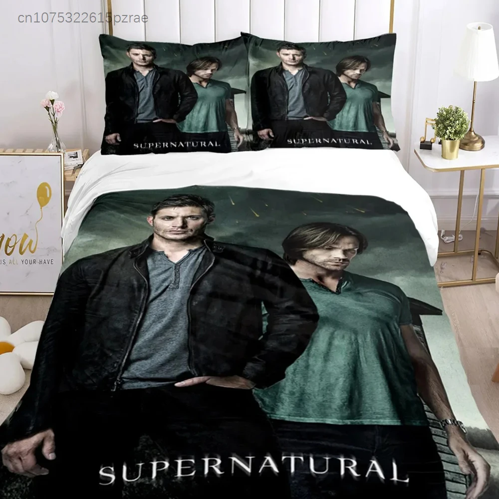Supernatural Bedding Set Twin Queen King Full Size Single Double Duvet Cover Pillowcase Bed Boys Girls Adults