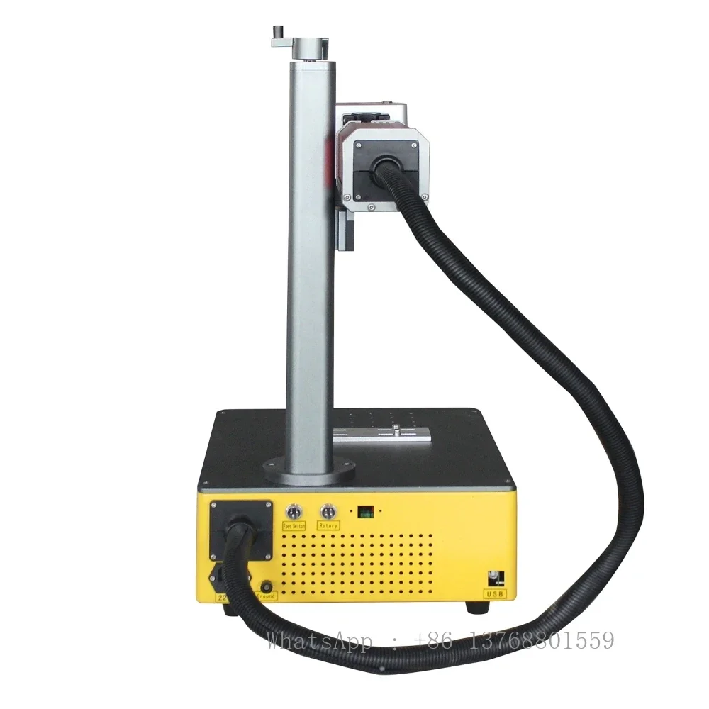 30W Raycus LY Mini Desktop 20W Fiber Engraving Marking Cutting Machine For Metal PVC Stuffs With Options 220V 110V