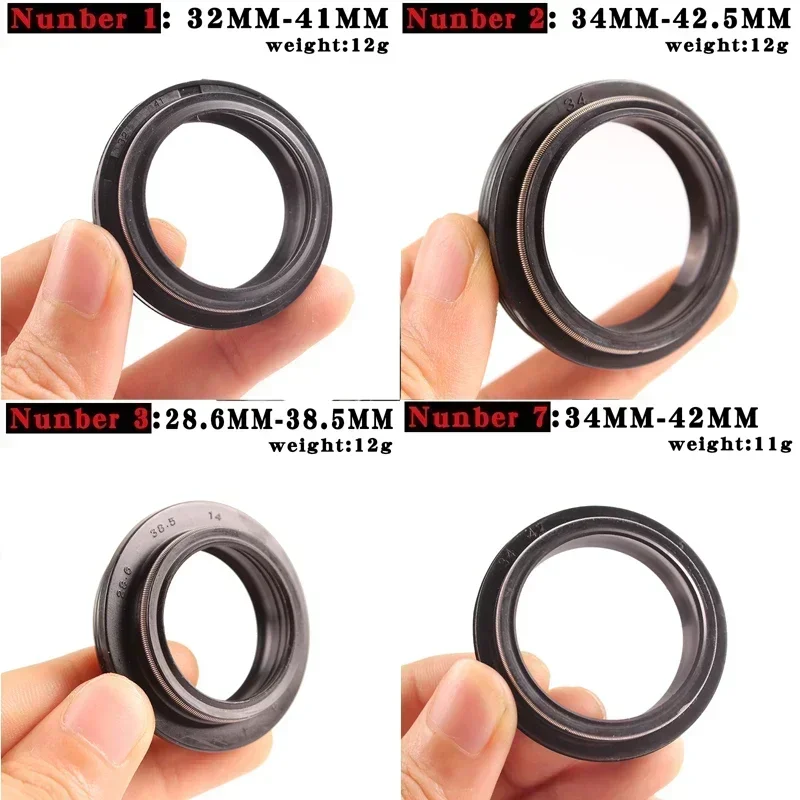 Bike Front Fork Dust Seal Oil Seals For Fox Xfusion Fork Repair Kits Parts 32 / 34 / 28.6 / 32mm Dust Seals