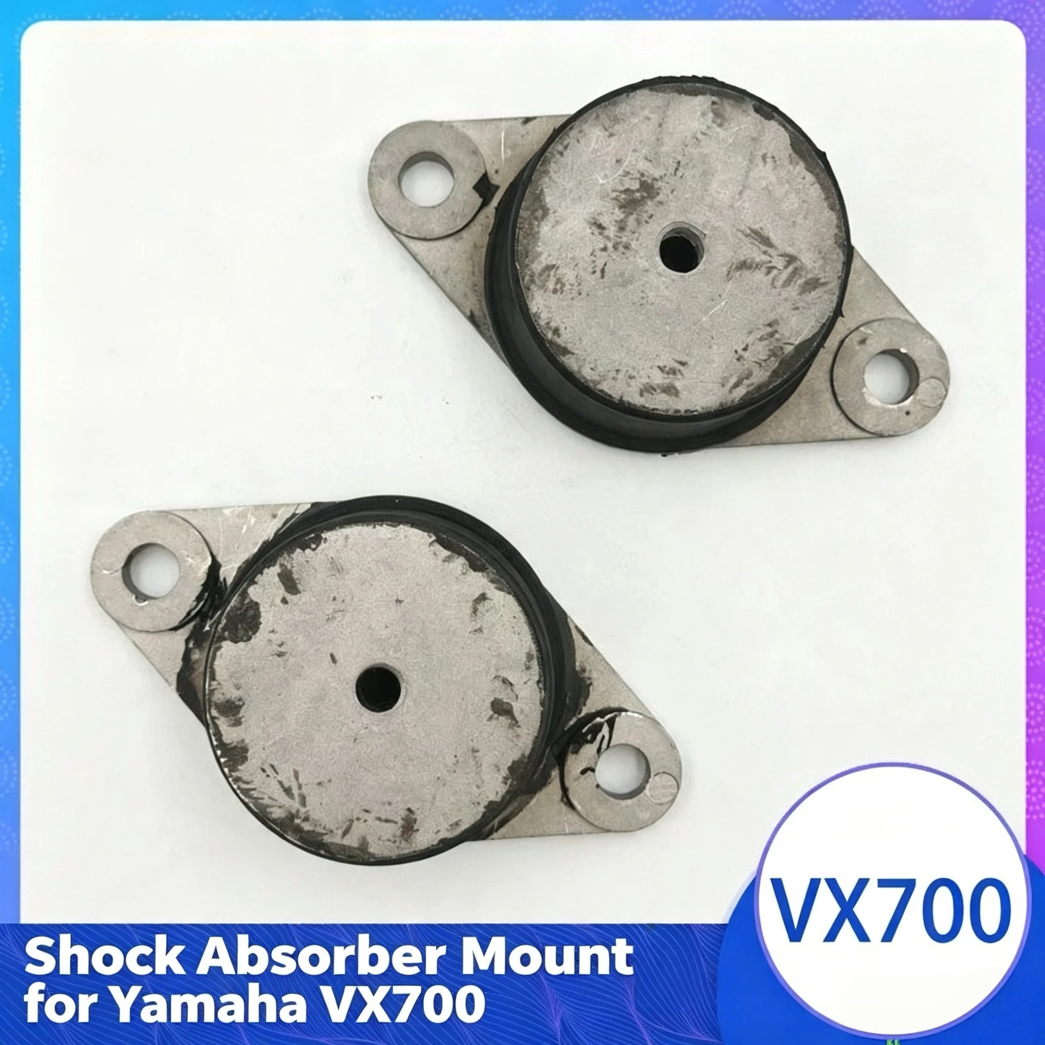 STAINLESS STEEL RUBBER SHOCK ABSORBER, REPLACEMENT ENGINE MOUNT FOR YAMAHA JET SKI VX700/S, DOMESTIC MADE