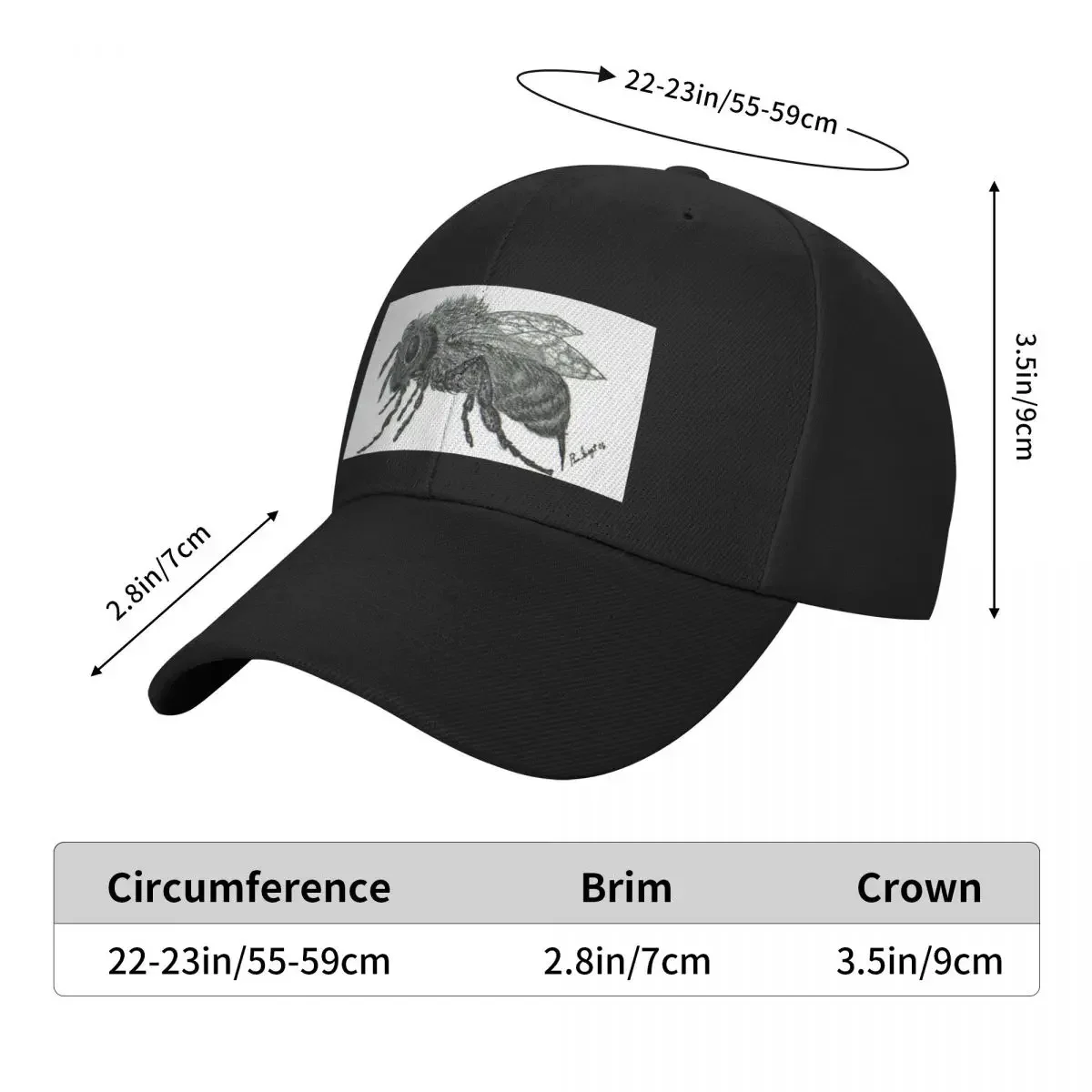 النحل قبعة بيسبول قبعات الصيد رجل قبعة الشمس للأطفال مزركشة تأثيري المرأة الرجال