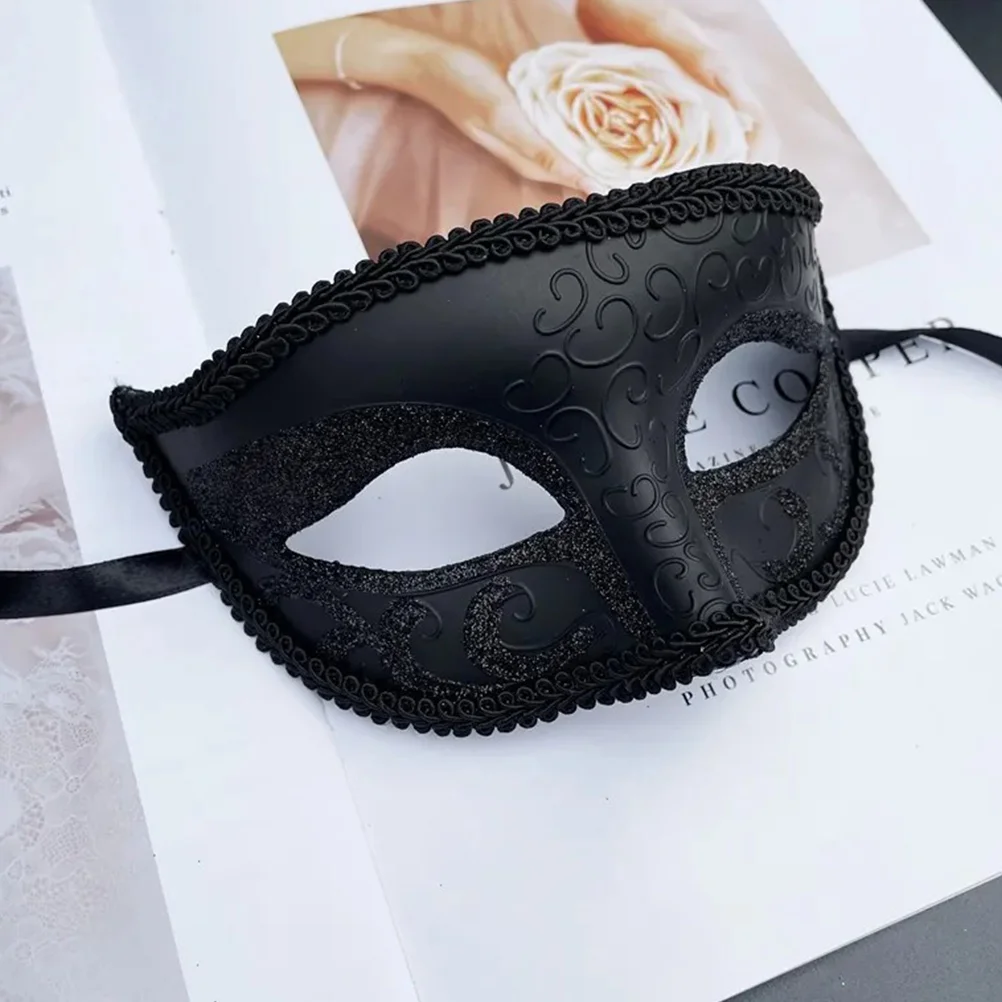 

Masquerade Mask Retro Ball Masks Costume Party Decor Photography Prop Dancing Vintage Decorative Plastic Face Halloween