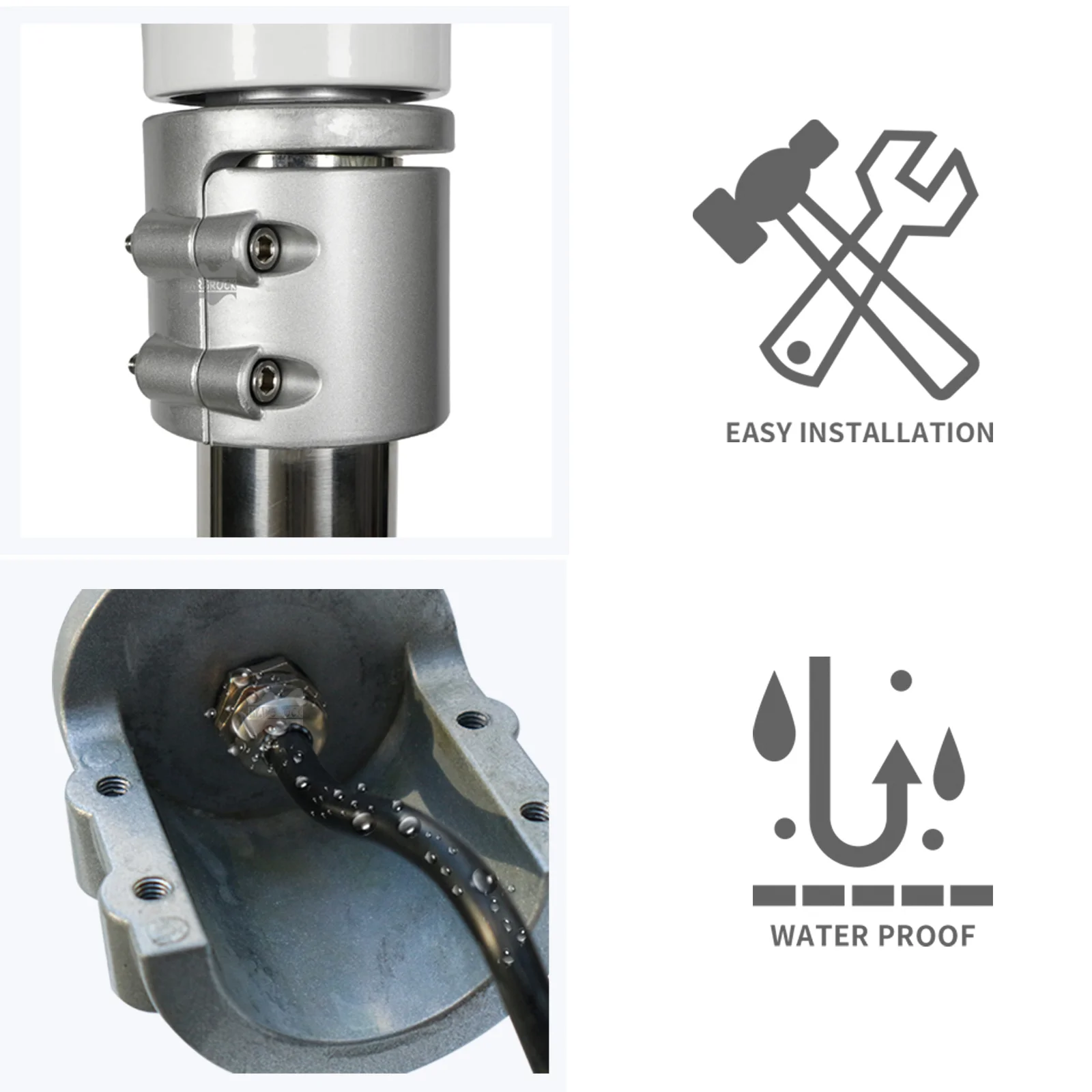 Imagem -04 - Lâminas Começam 2.2 m s Moinho de Vento Pequeno Gerador de Turbina Eólica com Indicador Led para Iate Residencial rv 400w ac 12v 24v