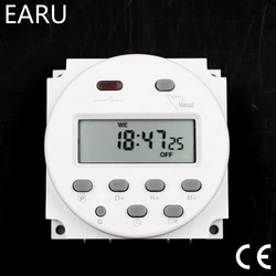 CN101A interruttore Timer AC/DC 12V 24V 110V 120V 220V 230V 240V LCD digitale Power Week Mini interruttore orario programmabile relè da 8A a 16A