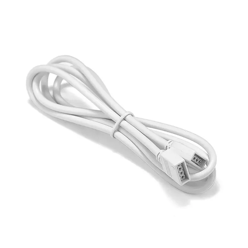 Cabo de Extensão com Conector Fêmea de Pinos Fios Elétricos para Extensão de Led Rgb 100 30cm 50cm 1m 2.5m 5m com 5050 Peças