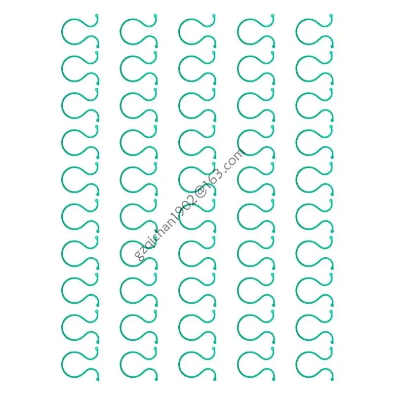 

X7AB Economical Garden Plant Clip Gentle Support for Climbing Tomatoes Cucumbers Vine