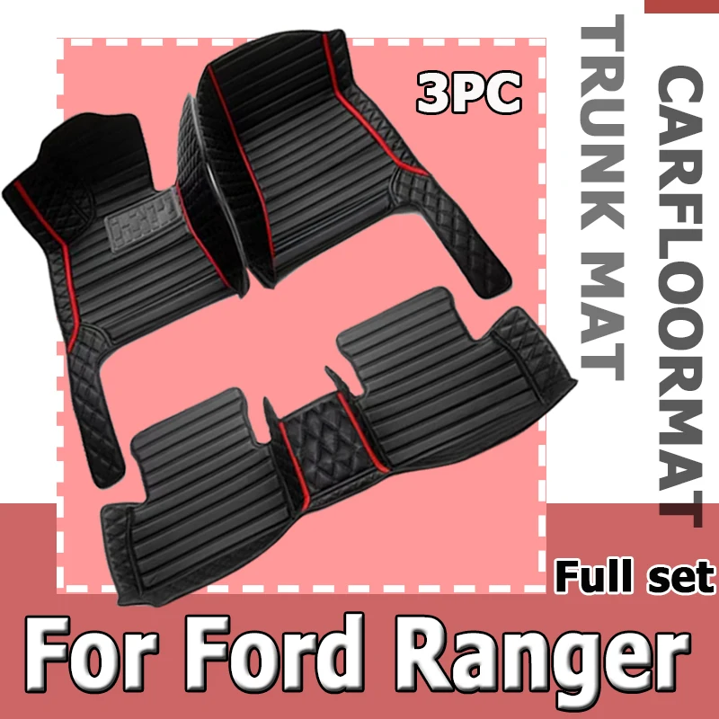 

Автомобильные коврики на заказ для Ford Ranger 2010, 2011, 2012, 2013, 2014, автомобильные роскошные кожаные коврики с полным покрытием для мужчин и женщин