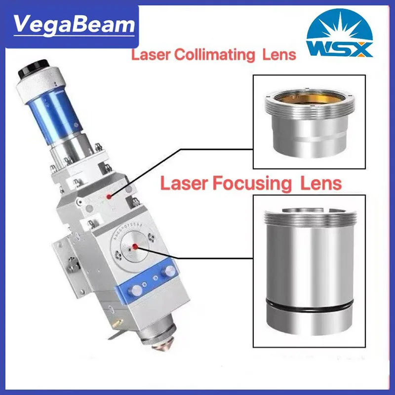 

WSX Laser focusing lens collimating lens with Lens barrel D30 F125 F100 F75 F150 D37 F100 for WSX lens collimator laser lens