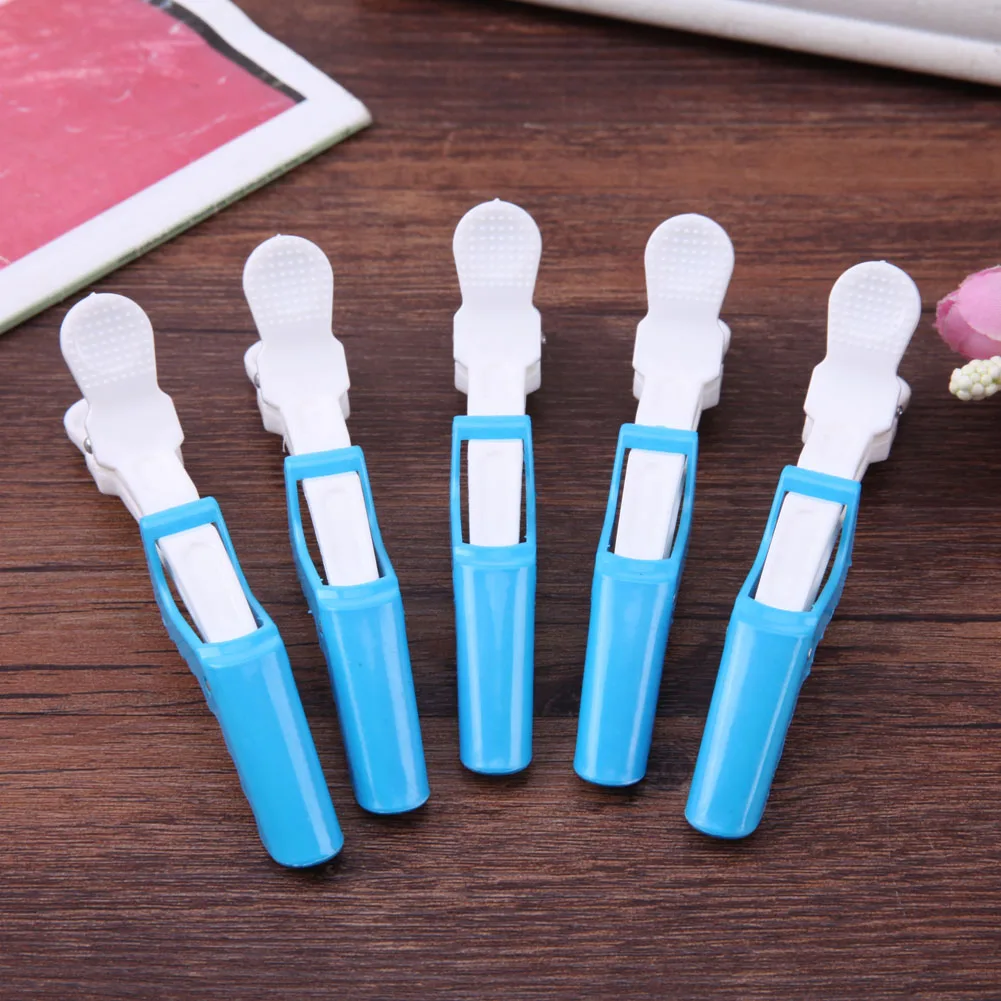 

5Pcs Hair Care Clips Stainless Steel for Hairdressing Barber Sectioning Clamps for Professional Salon Hair Care Tool