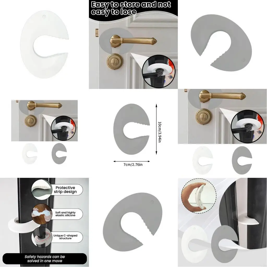 

Многоразовые силиконовые дверные протекторы, детский защитный блок, хлопающий зажим для двери, защита от защемления ребенка, в и