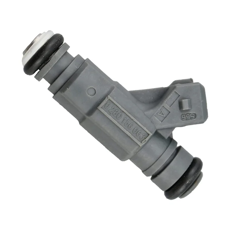 رمادي حاقن الوقود فوهة السيارة 1 مجموعة من 4 0280156063 06A906031BC FJ896 ل A3 TT كواترو 1.8L L4 2003-2006 3.2L