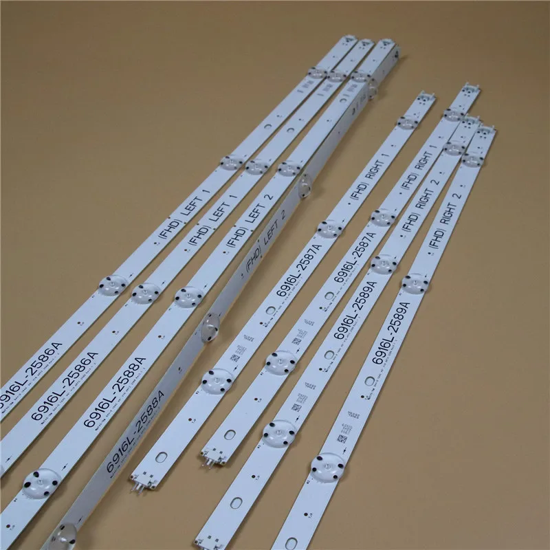 LED バックライトストリップ 49LW541H-ZD 49LH604V-ZA 49LH604V-ZB 49LW541H-ZA 49LW541H-TD バー 6916L-2586A 2587A 2588A 2589A