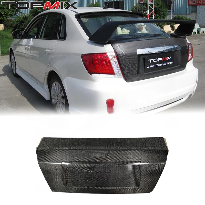 

Для Subaru Impreza Sedan GE/GJ 2008-2016: крышка багажника из карбона в стиле OEM