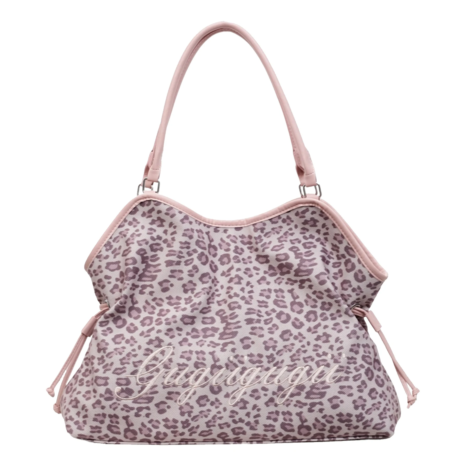 

Women Faux Suede Shoulder Bags Embroidery Commuter Bag for Work Shopping Travel