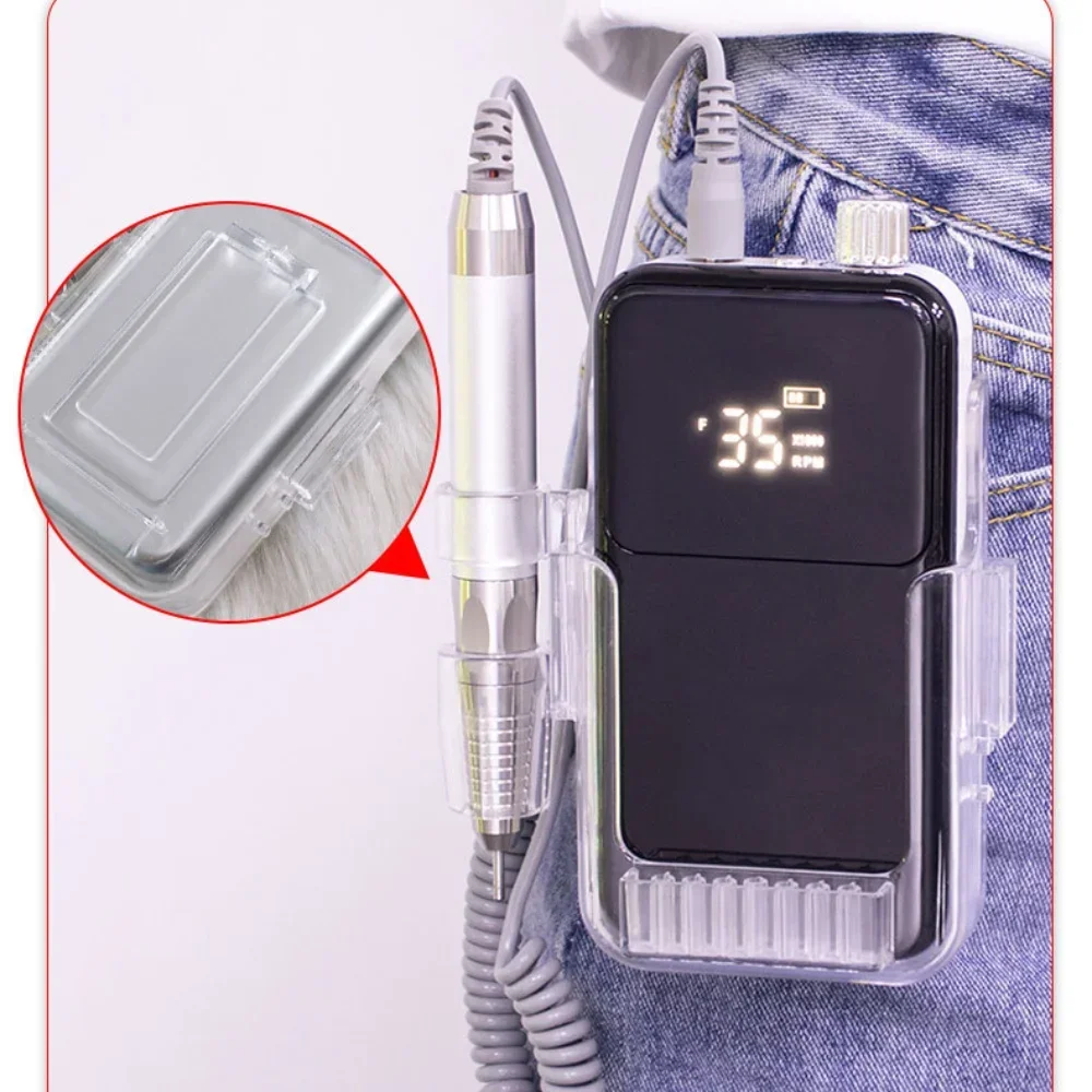 Lima per unghie portatile da 35000 giri/min trapano elettrico professionale ricaricabile per Manicure per trapano per unghie in Gel gadget per lucidare le unghie