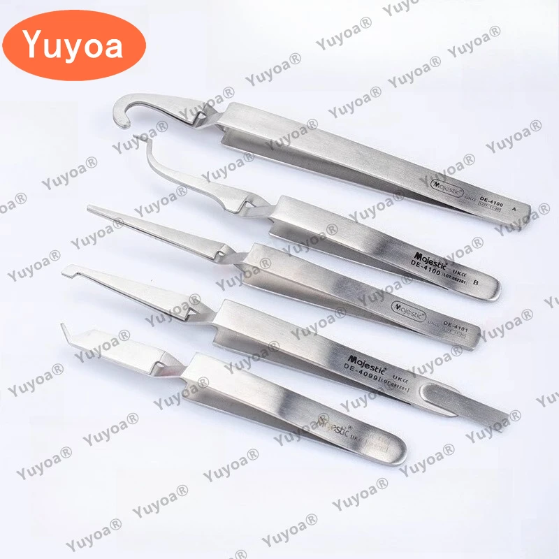 

2 шт., высококачественный держатель кронштейна для склеивания зубов, пинцет, ортодонтические задние кронштейны, буккальная трубка, лингвальные кнопки, пинцет