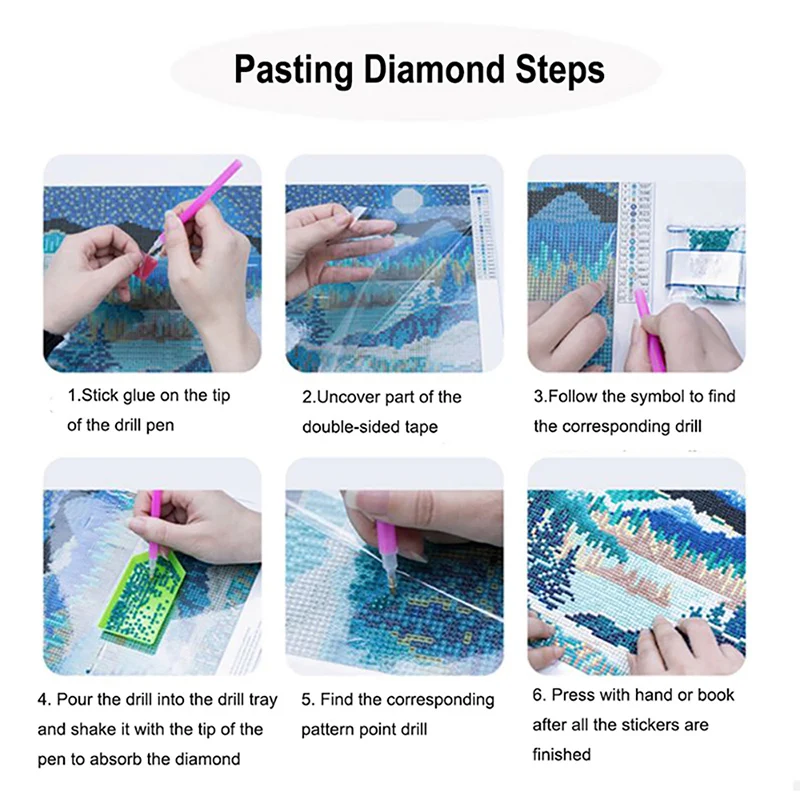 Sunset 5D Diamond Painting Kit Sea Cross Diamond Embroidery Painting DIY Full Diamond Mosaic Resin Rhinestone Home Decor Gift