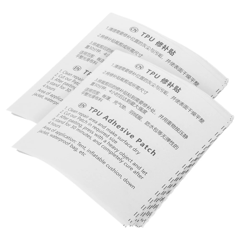 

20 Pcs Swimming Ring Repair Tape Pool Liner Patch Self-adhesive Inflatable TPU Subsidy Waterproof Puncture Patches