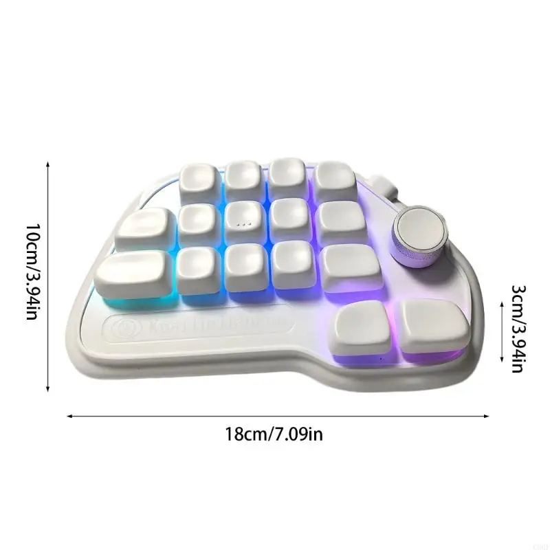 C90F High Performances 17 Key Mechanical Numpad with Customizable Features