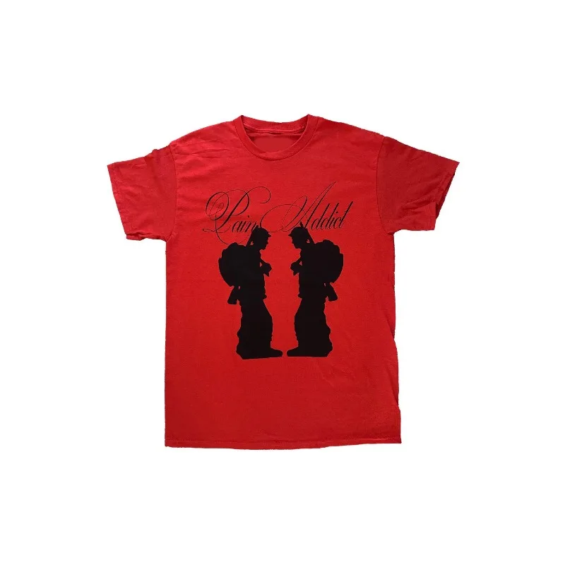 

Personalized Dark Retro Trend Loose Hip-hop Printed T-shirt for Men and Women 2026 New Fashion Trend Casual Round Neck T-shirt