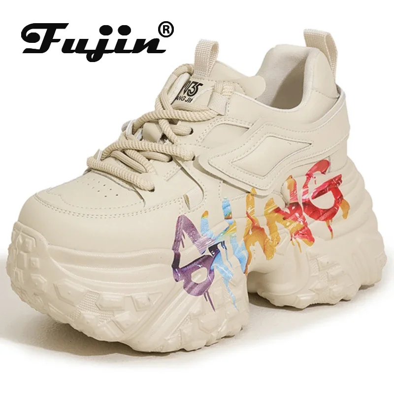 fujin-baskets-epaisses-en-cuir-microcarence-pour-femmes-chaussures-en-peluche-plate-forme-decontractee-mode-collegienne-printemps-automne-10cm