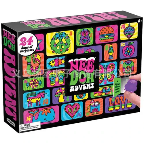 ของตกแต่งวันส่งท้ายปีเก่า 2025 ปฏิทินนีโดห์ ปฏิทินนับถอยหลังคริสต์มาส ของตกแต่งคริสต์มาส ปฏิทินนับถอยหลังพระกุมารประสูติ อุปกรณ์จัดงานปาร์ตี้ ของขวัญสำหรับเด็ก