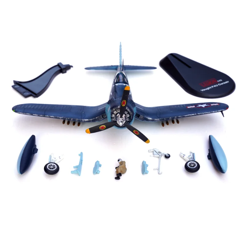 1/72 Scale 14619LA U.S. F4U-1 Pirate Combat Aircraft VF-17 Squadron Militarized Combat Plane Finished Model Collection Toy Gift