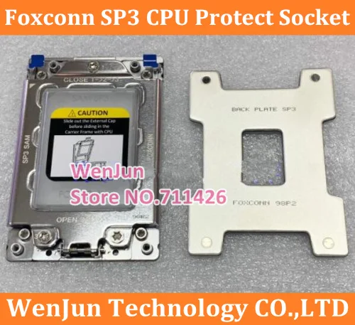 

Оригинальный Новый защитный держатель для ЦП Foxconn SP3, Стенты с поддержкой LGA4096, железная рама, разъем для ЦП SP3 4094