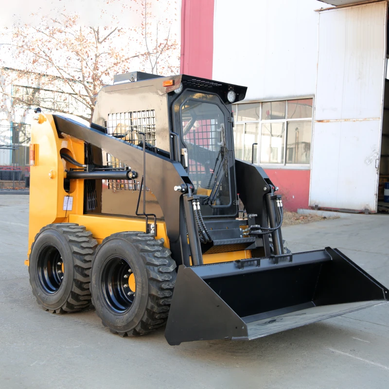 Machine Brand Factory New Cheapest Mini Loaders  Small Wheel Loader Mini Skid Steer 500KG JC35 Full assistive devices